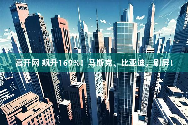 高开网 飙升169%！马斯克、比亚迪，刷屏！